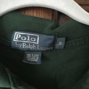 Men’s size small green polo